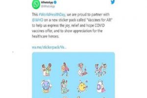 WhatsApp rolls out stickers to spread COVID-19 vaccine awareness