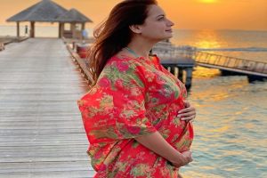 Dia Mirza expecting first child with husband Vaibhav Rekhi, flaunts her baby bump