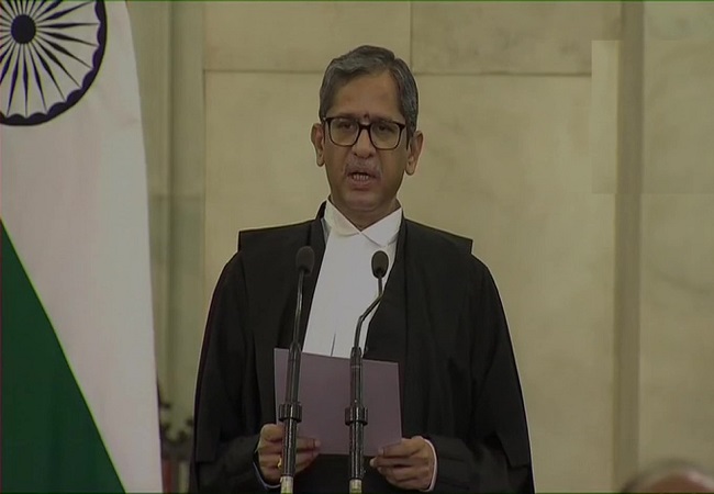 Justice NV Ramana sworn in as 48th Chief Justice of India