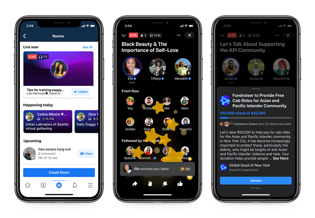 Facebook announces Clubhouse clone ‘Live audio rooms’; Read here