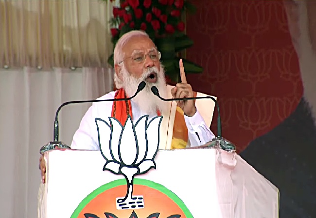 ‘Mahajhooth’ of ‘Mahajot’ disclosed, NDA govt will be formed in Assam: PM Modi