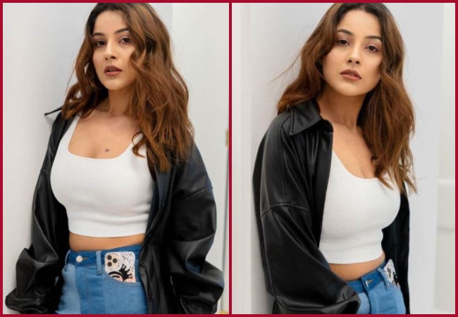 Shehnaaz Gill dressed in BLACK & WHITE will make your DAY; See Pics