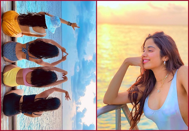 Janhvi Kapoor with her girl squad, spending vacation in Maldives…. see PICs
