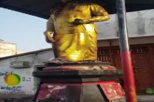 Tamil Nadu: Statue of DMK founder Annadurai vandalized in Trichy