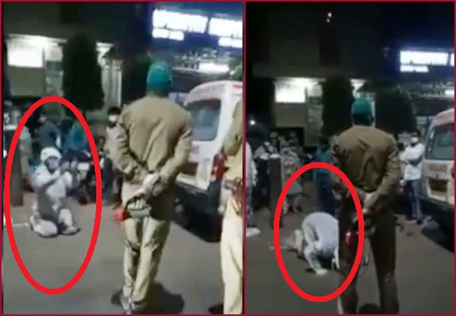 Viral Video of Agra man ‘kneeling, begging’ being propagated with fake claim: UP Police