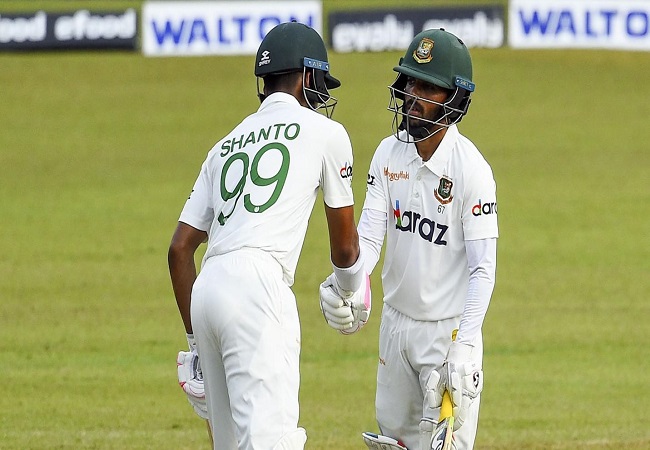 SL vs Ban, 1st Test: Najmul and Mominul take visitors to 474/4 | Match report