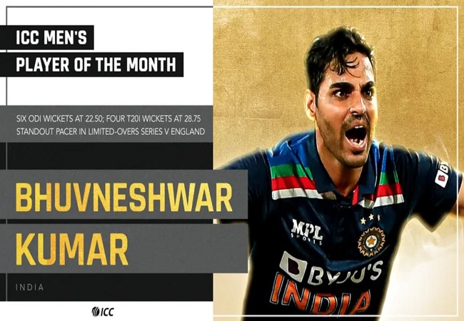 ICC Player of the Month: Bhuvneshwar Kumar and Lizelle Lee bags the award