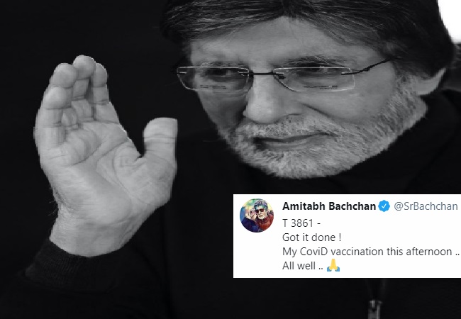 Amitabh Bachchan gets first dose of COVID-19 vaccine