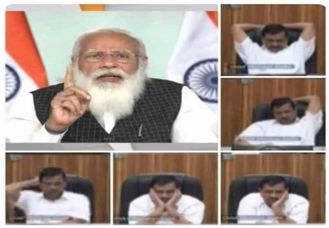 In last Corona meet, Kejriwal was found yawning & laughing: Reports