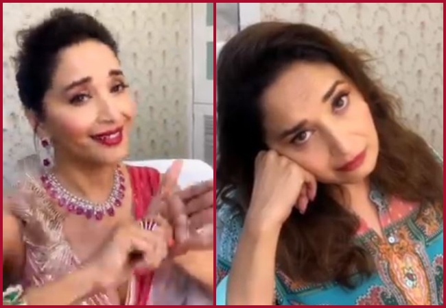 Madhuri Dixit shares gorgeous video of her performing to the viral ‘Bajre Da Sitta’ trend