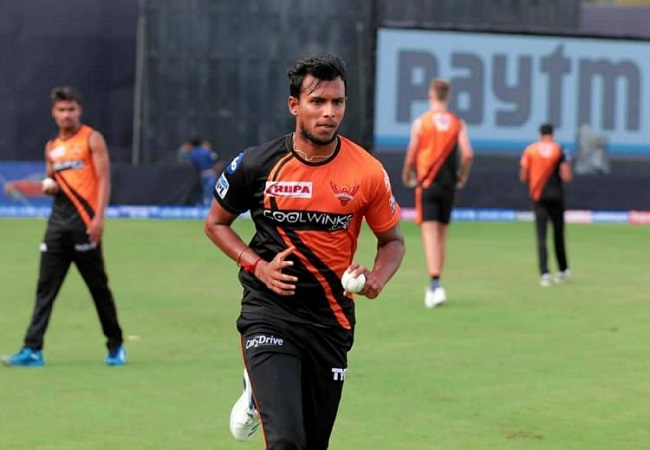 IPL 2021: SRH pacer Natarajan ruled out of tournament