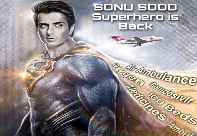 Sonu Sood’s heroic act in 2nd Covid wave, gets Covid patient airlifted; here is what more he is doing