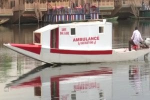 IN PICS: Man sets up ‘floating ambulance’ for Covid-19 patients in J&K