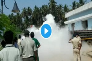 Medical oxygen leaks from tanker at South Goa hospital, chaos caught on camera (VIDEO)