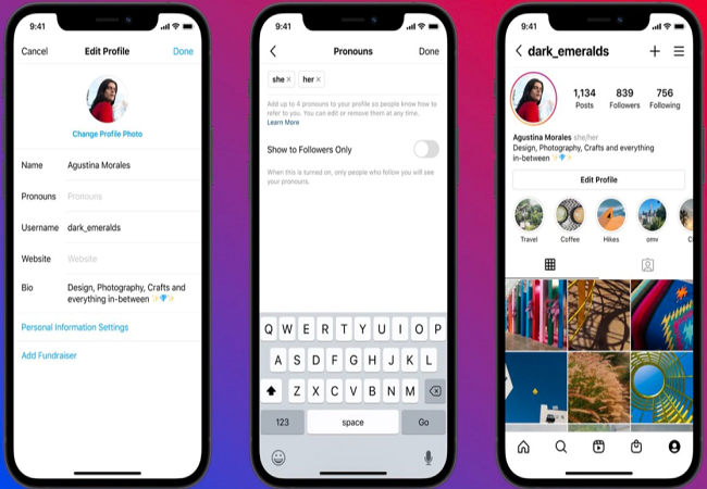 Instagram launches new feature to add pronouns in the profile