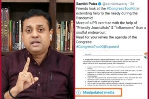 Covid Toolkit Case: Chhattisgarh Police issues notice to Sambit Patra, seeks to record Statement