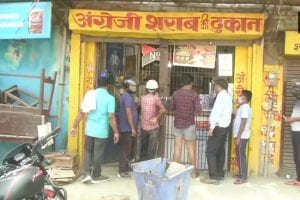 Booze lovers throng liquor shops after they open in Noida, Ghaziabad, Agra & Varanasi