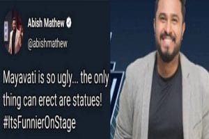 Comedian Abish Mathew in line of fire over his 2012 ‘sexist’ jibe on Mayawati… This tweet angered netizens