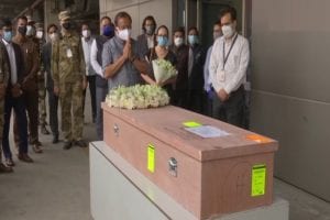 Mortal remains of Kerala woman killed in Israel arrive in India