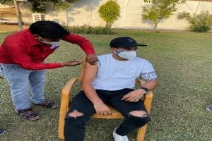 Kuldeep Yadav receives first dose of COVID-19 vaccine