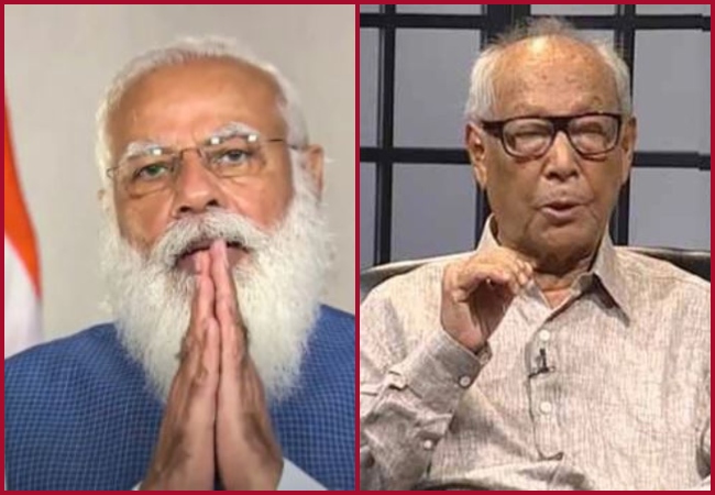 PM Modi condoles the passing away of Veteran journalist and Sahitya Akademi awardee Homen Borgohain