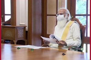 PM Modi chairs review meeting on COVID-19 situation & vaccination