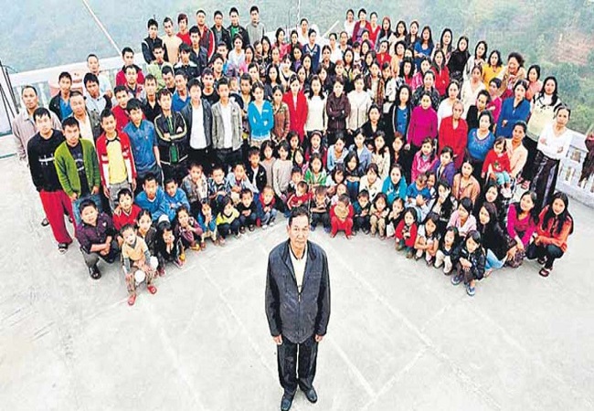 Mizoram’s Ziona Chana head of world’s largest family with 38 wives and 89 children, dies