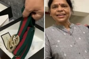 Desi mom’s reaction to Rs 35,000 Gucci has left netizens amused (Video)