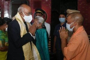 President Kovind reaches Kanpur on three-day visit | See Pics