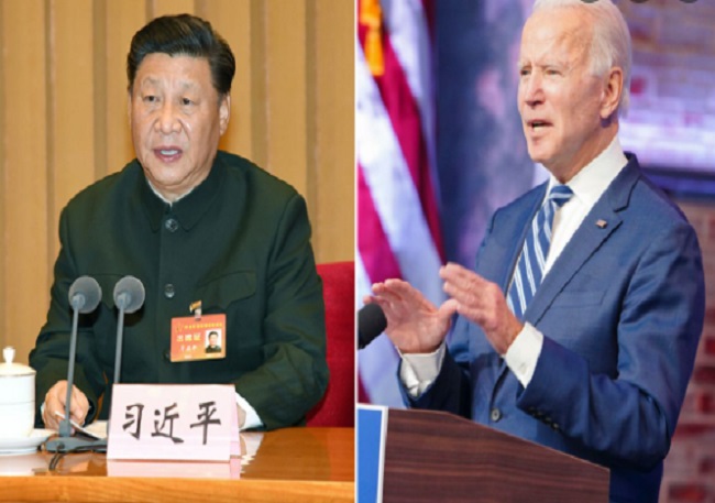 China - Xi Jinping, US President Joe Biden