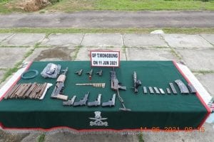 Huge cache of arms, ammunition recovered in Manipur’s Imphal