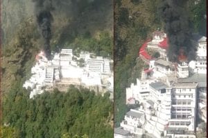 Fire at Vaishno Devi Shrine complex, several injured