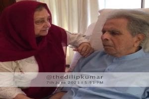Dilip Kumar health update: Latest photo with Saira Banu in hospital puts rumours to rest