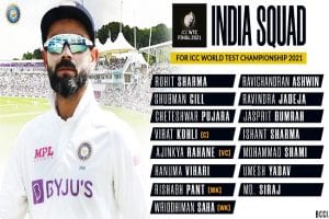 ICC WTC final: BCCI announces team India’s 15-man squad against New Zealand