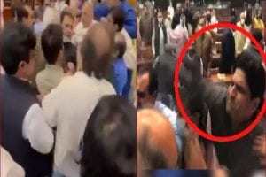 Pakistani lawmakers get abusive, come to blows in National Assembly (VIDEO)