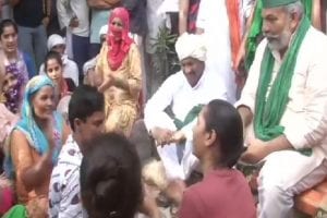 Farmers Protest: Rakesh Tikait on dharna in Haryana’s Fatehabad, demands release of arrested farmers