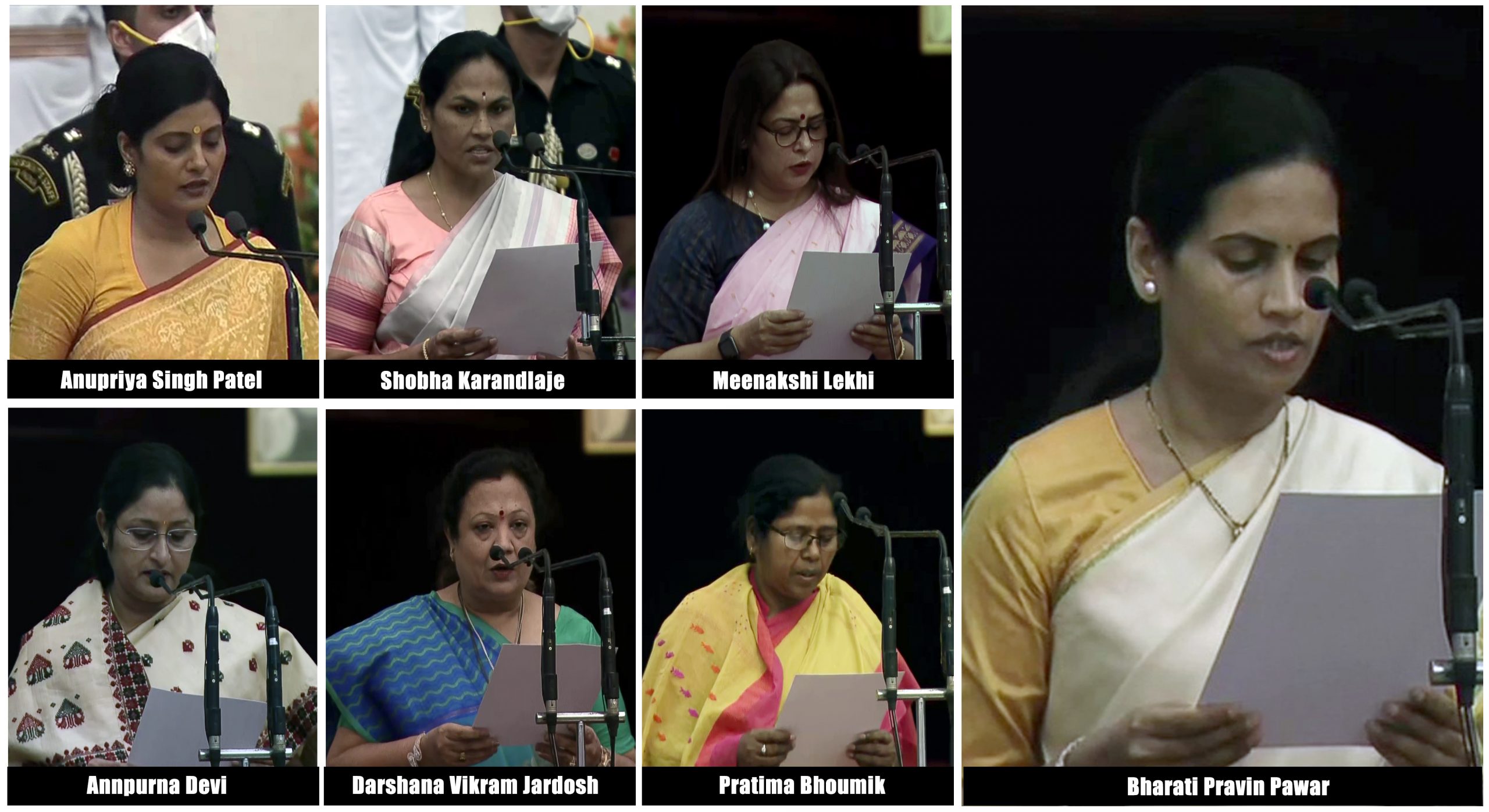 7 women ministers join PM Modi cabinet, total tally at 11 now; highest since 2004