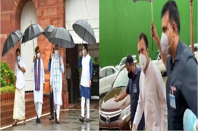Monsoon Session: PM Modi’s simplicity vs Rahul’s VIP culture; Twitter abuzz with reactions