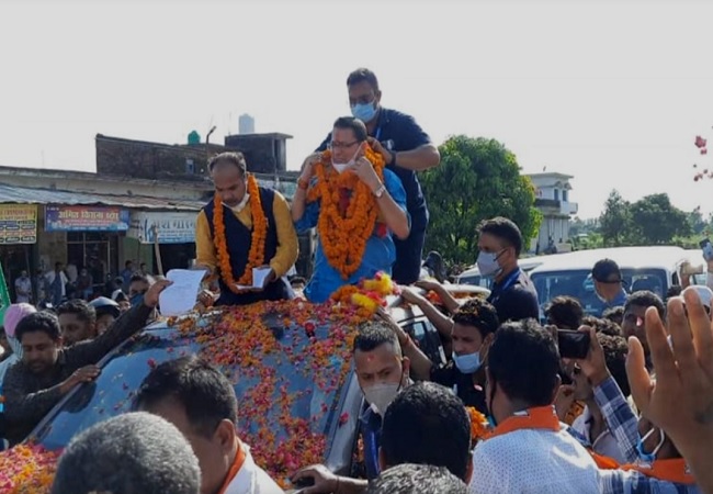 Uttarakhand CM Pushkar Singh Dhami visit home town, lays foundation of projects over Rs 100 crores