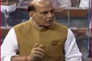 Opposition stalls introduction of new ministers in House, Rajnath Singh hits out