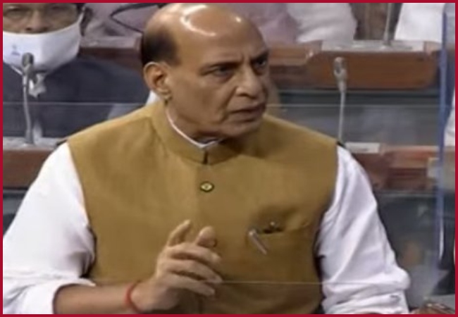 Opposition stalls introduction of new ministers in House, Rajnath Singh hits out