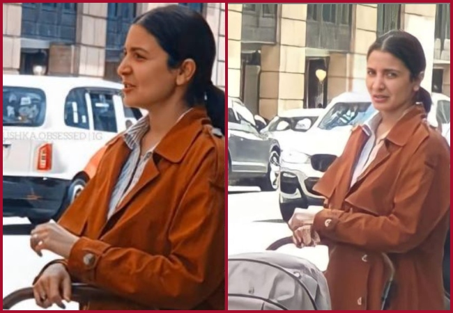 Viral Pics: Anushka roams London streets with daughter Vamika