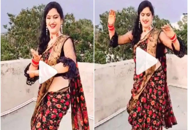 Desi diva’s dance VIDEO goes viral on social media, Netizens call her ‘Lady Govinda’