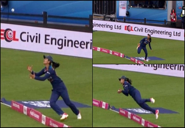 Watch: India’s Harleen Deol takes a stunner, produces ‘one of the best catches ever’