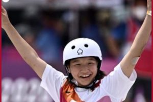 Tokyo Olympics: Japan’s 13-year-old Momiji Nishiya wins the first-ever gold medal in women’s skateboarding