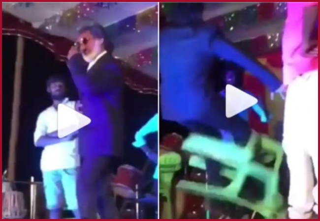 Rajinikanth’s look alike tries to pull off stunt like ‘Superstar’ but fails terribly (Viral Video)