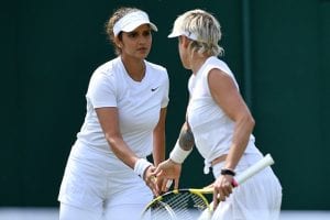 Sania Mirza makes winning return to Wimbledon, sails into second round with Mattek-Sands