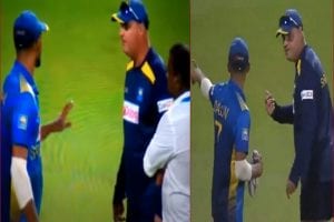 Watch: Lanka coach Micky Arthur and captain Shanaka involved in heated dialogue after loss