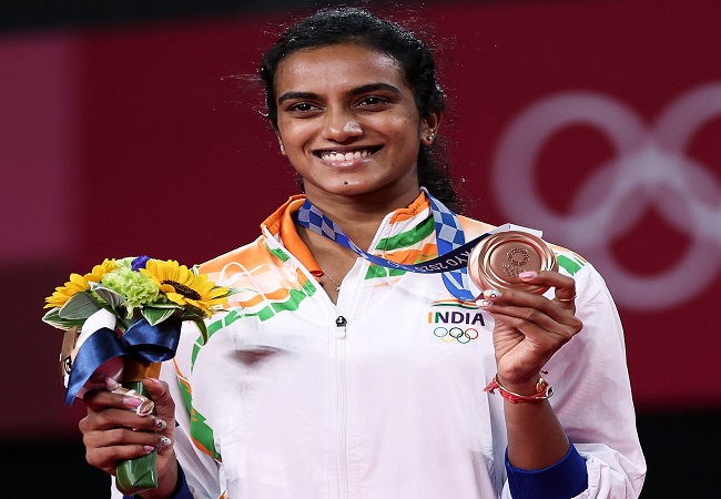 PV Sindhu bags bronze at Tokyo Olympics; 1st Indian woman to win 2 individual Olympic Medals