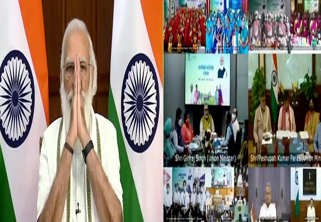 PM Modi lauds role of women's self help groups for serving nation during COVID-19